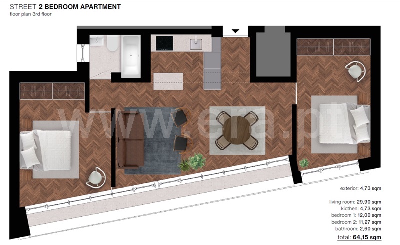 Apartamento T2 à venda em Cedofeita, Santo Ildefonso, Sé, Miragaia, São Nicolau e Vitória, Porto — foto 2