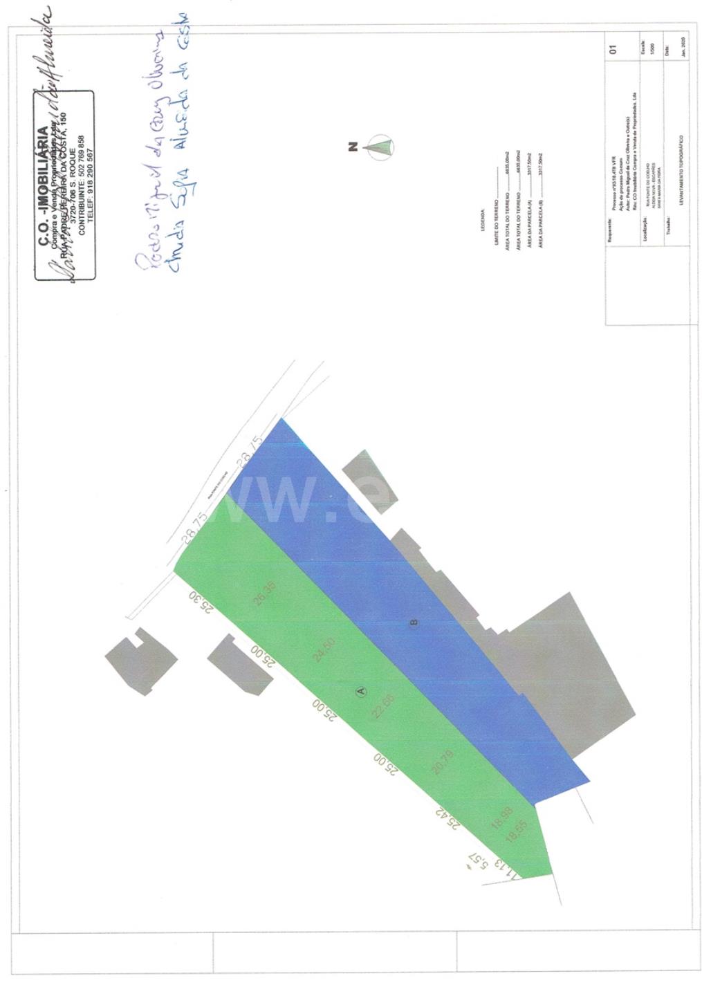 Land for sale in Santa Maria da Feira, Portugal — €80,000